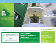 Tablet Screenshot of camionerosdelchaco.org